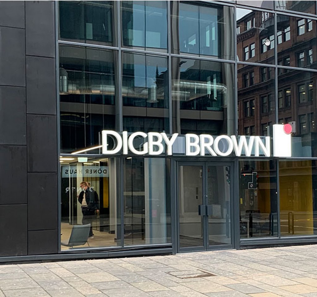 image of digby brown building entrance