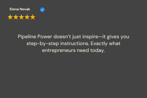 reader no5 review and star rating for book pipeline power:how to build a $100 million lead engine in 12 months or less by ubaid ur rahman