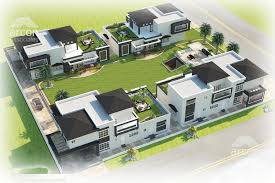 image of beautiful houses 3d stucture showcasing how arcostec is best architure and construction compnay